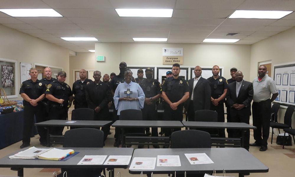 Officers Presented St. Michael Medallions