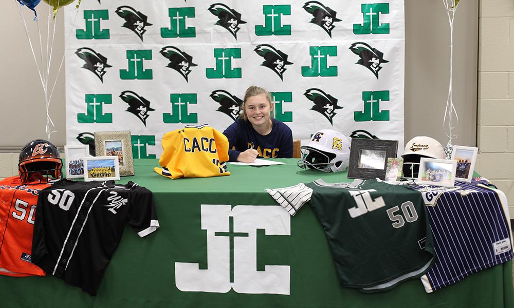 Student Signs to Play Softball