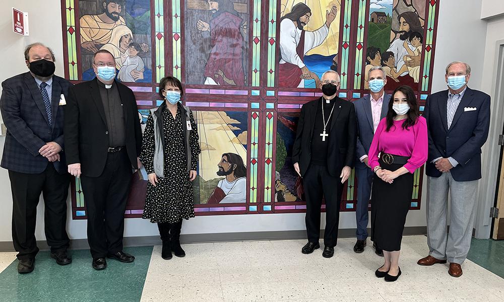 Bishop Blesses Ascension St. Vincent’s Blount