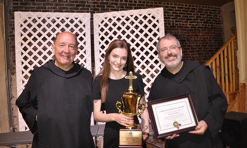ov-st Bernard academic honorees service award