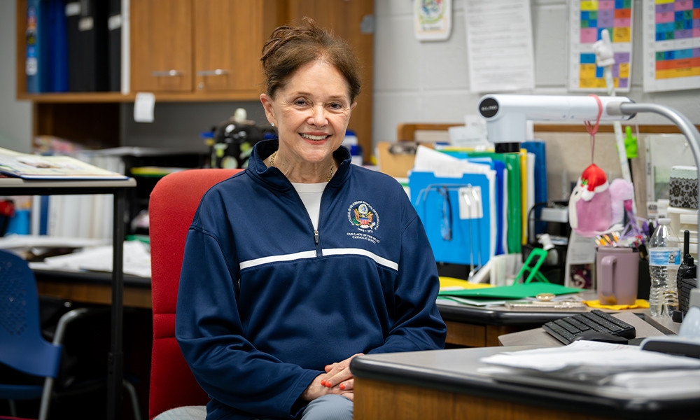 ‘I am here because it is Catholic’