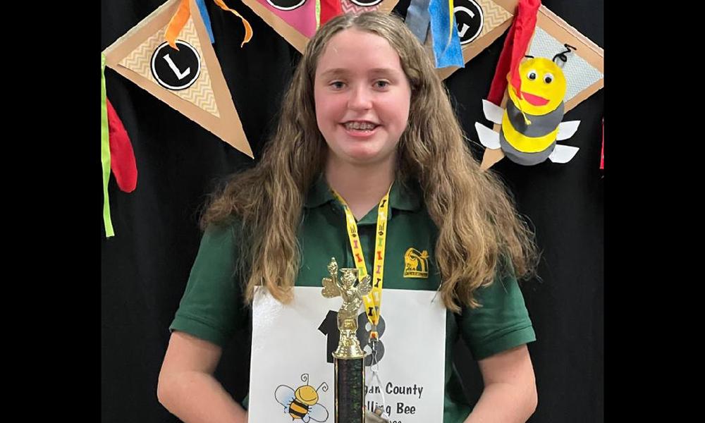 Local Student Places Second at County Spelling Bee