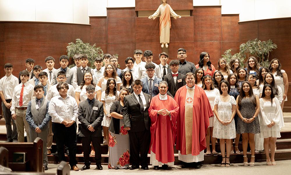 Confirmation at Prince of Peace Catholic Church