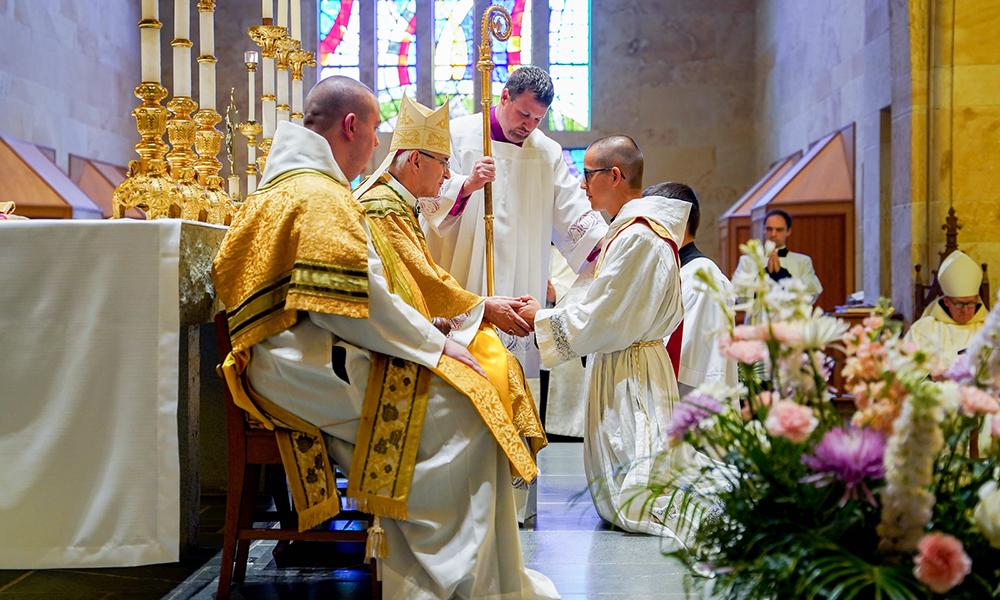 Benedictine Monk Ordained to the Priesthood