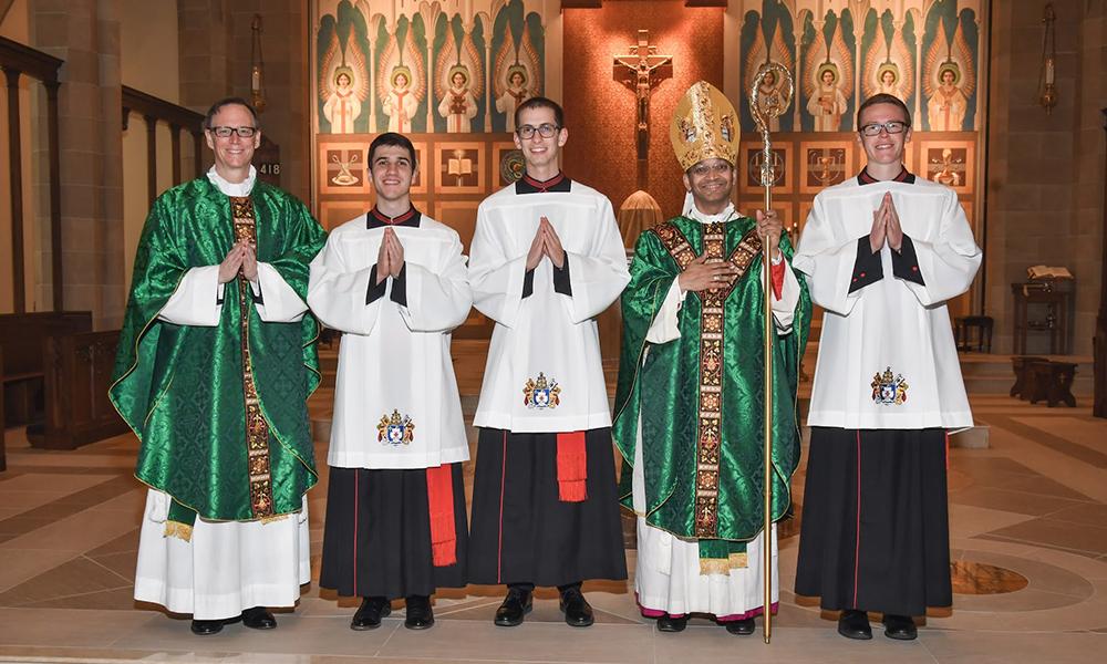 Josephinum seminarians admitted to Candidacy for Holy Orders