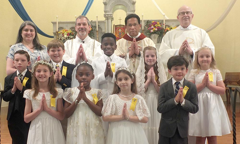 ov-st Mary first communion 2023